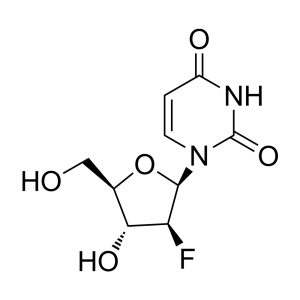 2′-deoxy-2′-fluoro-arabinouridine